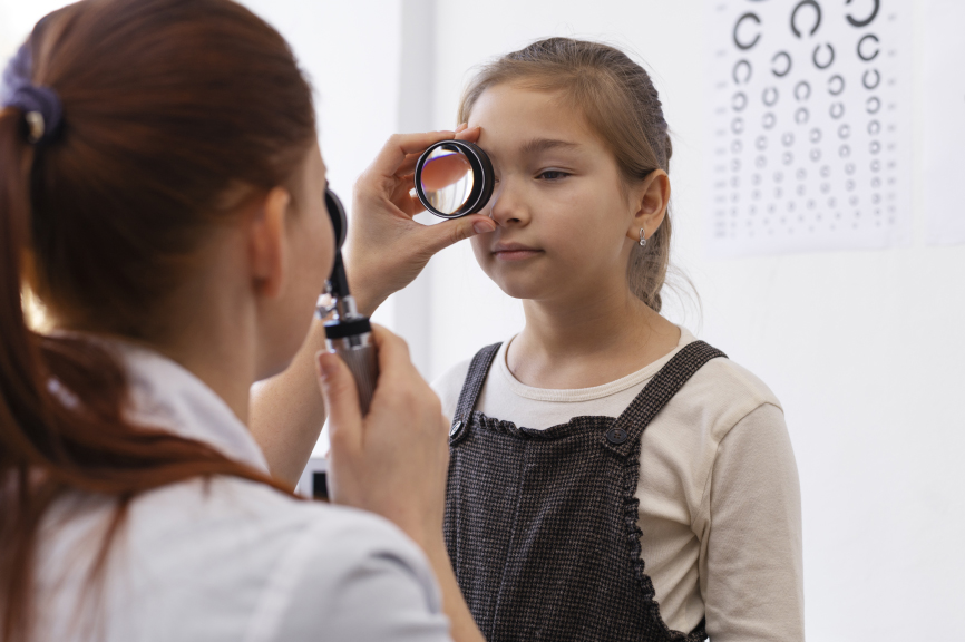 doctor-testing-patient-eyesight
